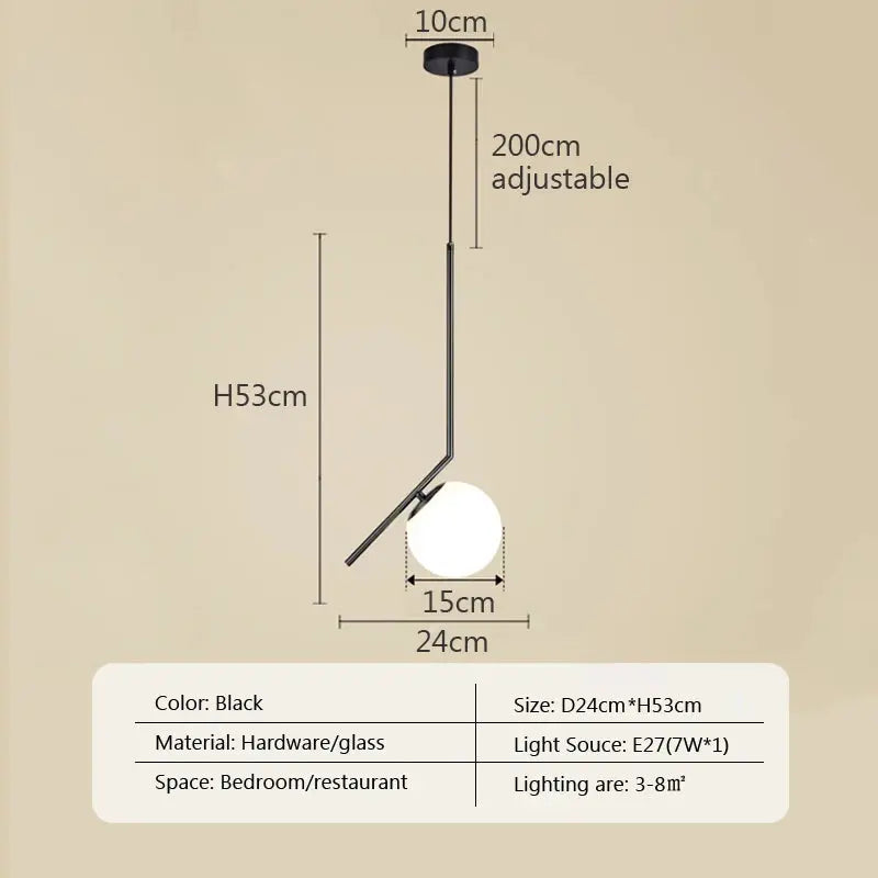 Lampe Moderne Suspendue.