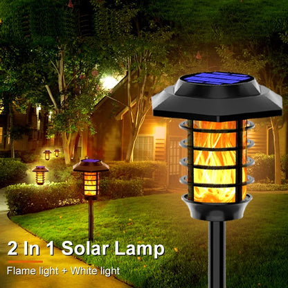 lampe solaire à led pour décoration extérieure de jardin.