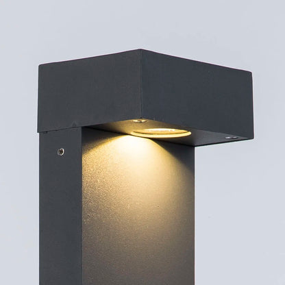 lumière moderne en aluminium pour jardin et chemin extérieur.