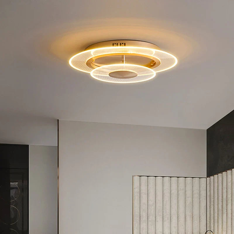 plafonnier design moderne led acrylique pour décoration intérieure.