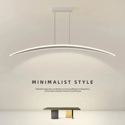 suspension led moderne pour espace contemporain et minimaliste.