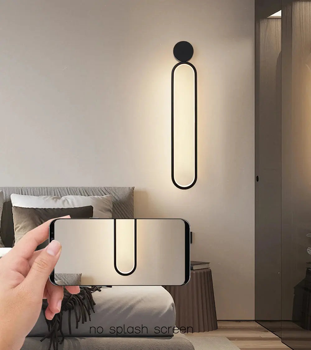 Lampe LED Murale Moderne en Aluminium.