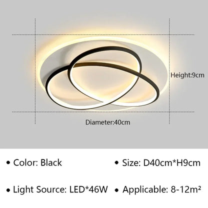 plafonnier led moderne pour décoration intérieure élégante et lumineuse.