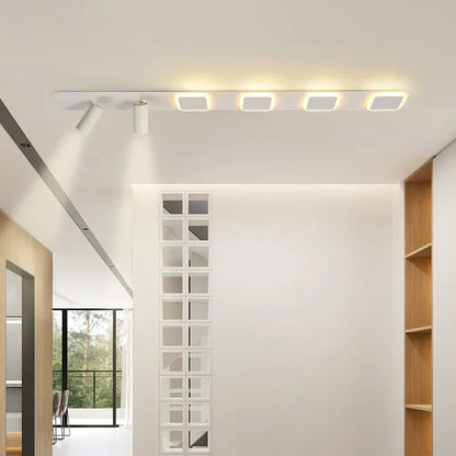 plafonnier led moderne avec projecteur pour intérieur décoratif.