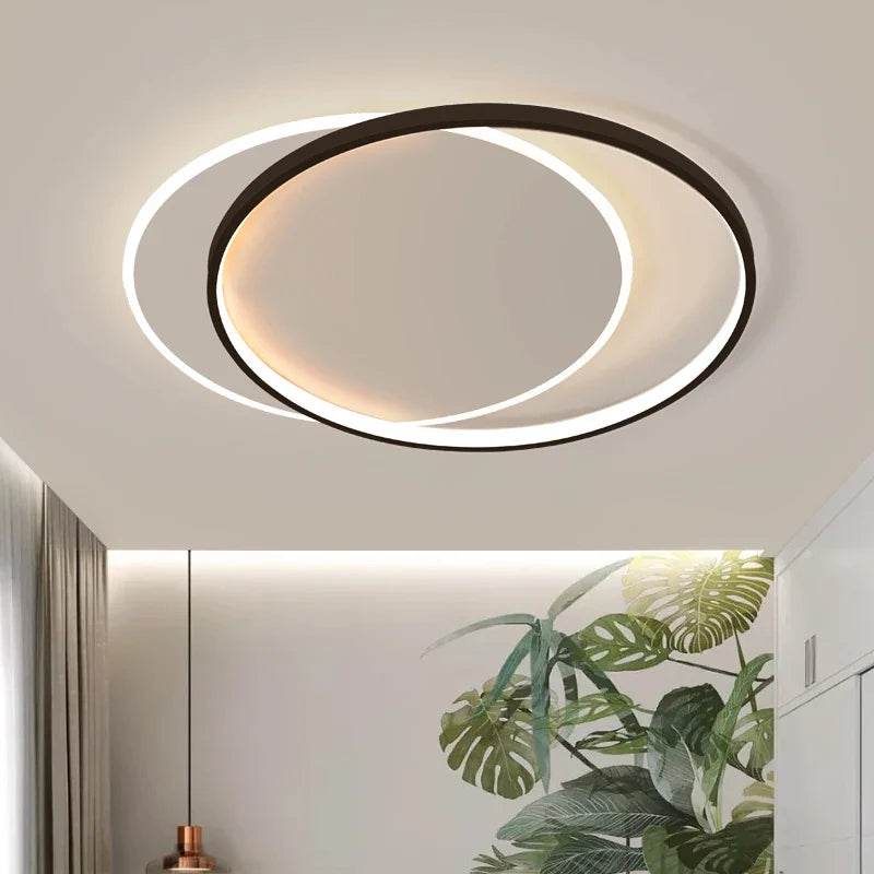 plafonnier led carré moderne avec télécommande pour décoration intérieure.