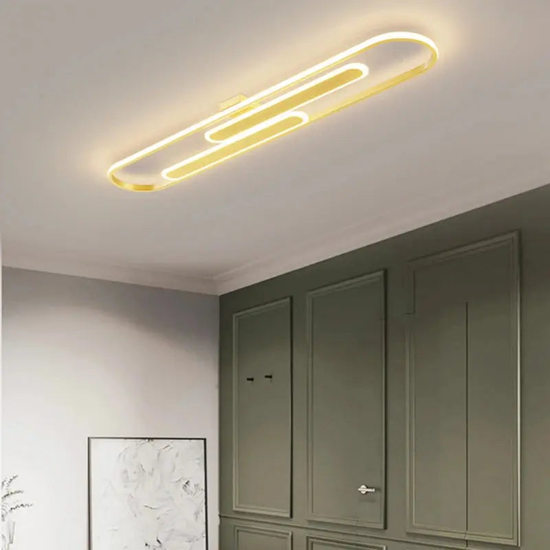 Plafonnier LED Moderne en Fer.