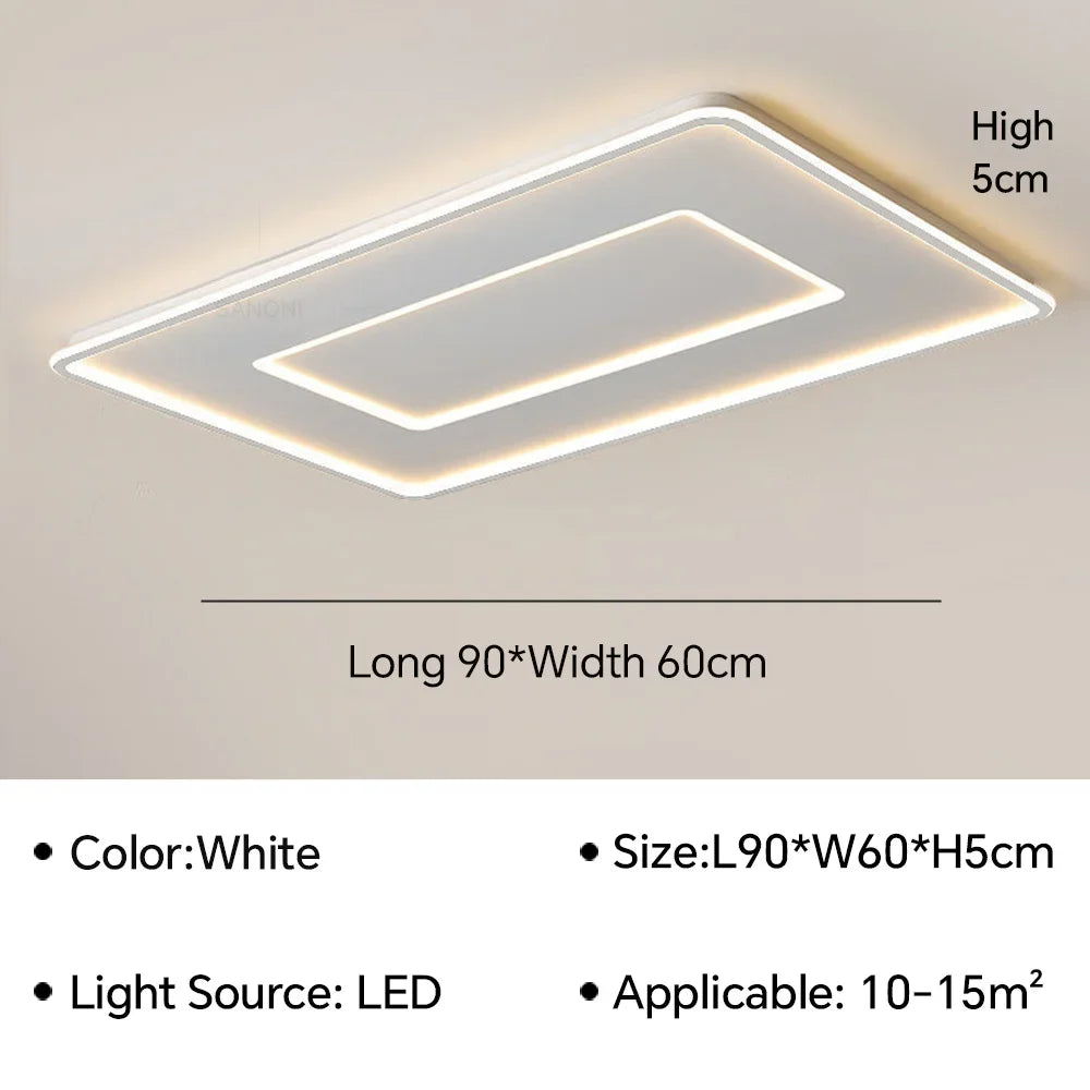 plafonnier led moderne pour décoration d'intérieur élégante.