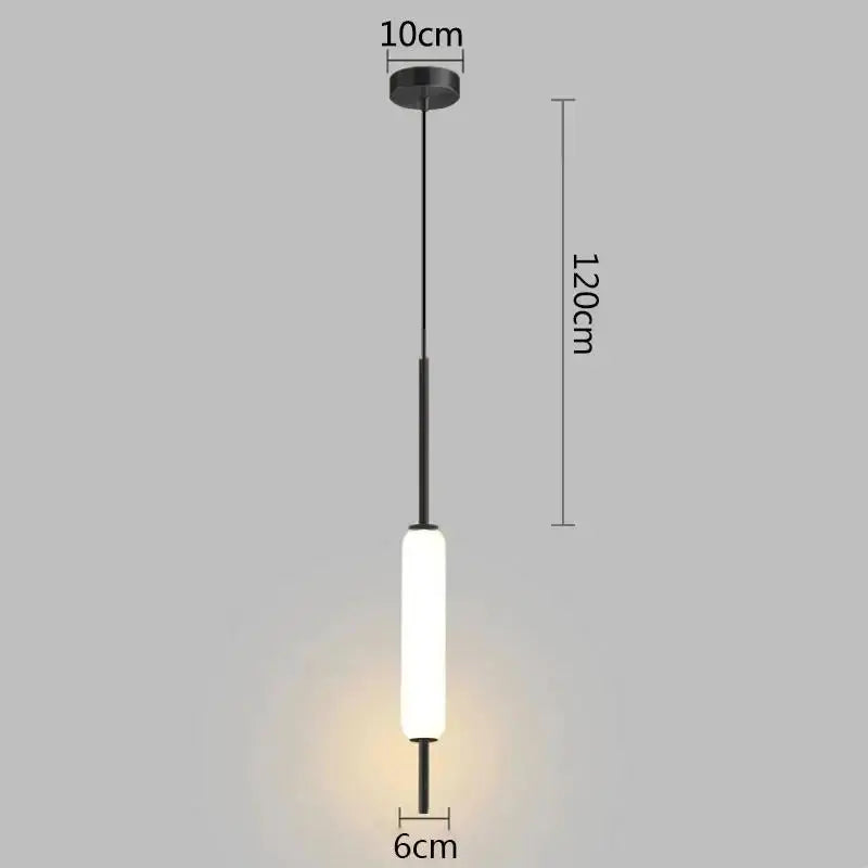 Double Lampe Nordique suspendue.