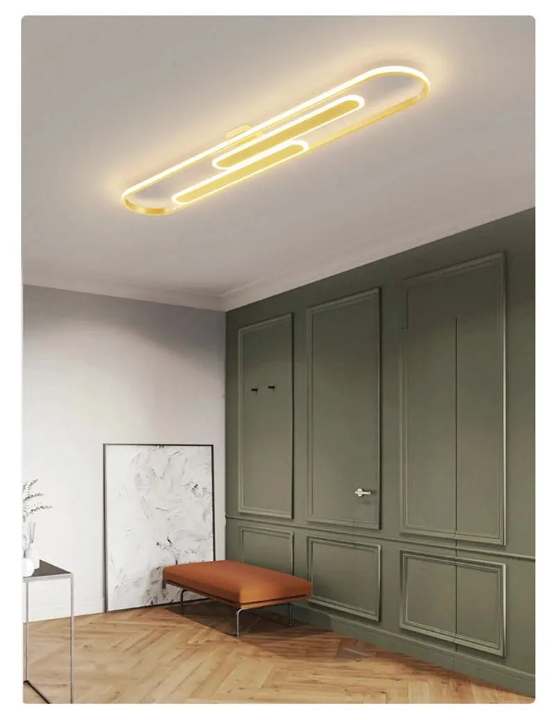 Plafonnier LED Moderne en Fer.