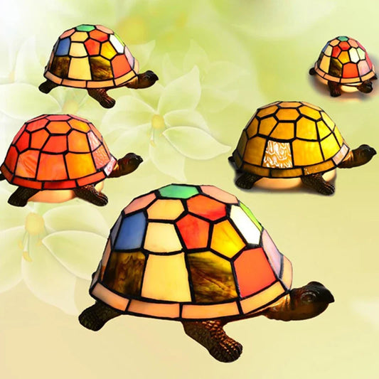 lampe de chevet tortue veilleuse led décorative pour enfant.