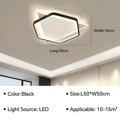 plafonnier led moderne pour décoration d'intérieur élégante.