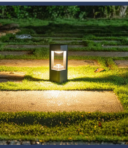 lampe de pelouse à led pour jardin et éclairage extérieur.