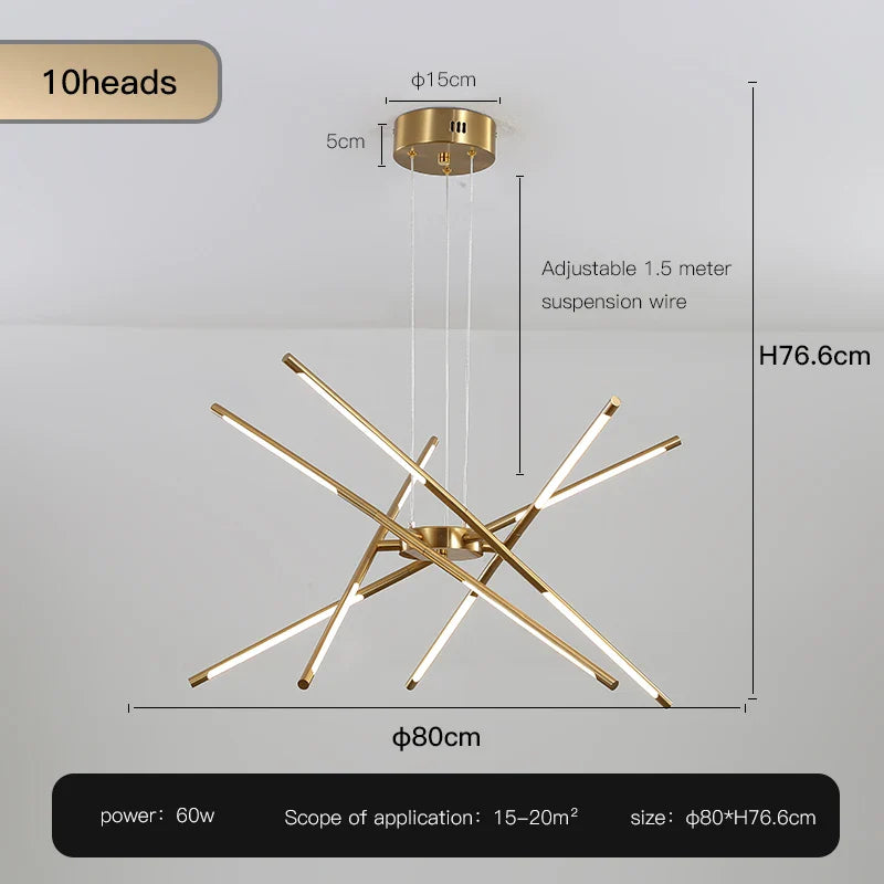 plafonnier led moderne réglable pour éclairage intérieur design.