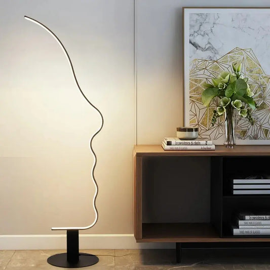 lampadaire moderne minimaliste pour un éclairage créatif intérieur.