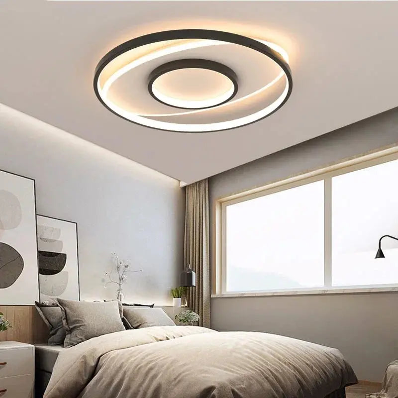 plafonnier led moderne pour décoration d'intérieur élégante et lumineuse.