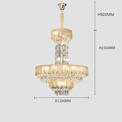 lustre en cristal de luxe pour hôtel et villa Rayonnia  Luminaire Rayonnia