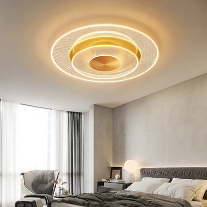 plafonnier design moderne led acrylique pour décoration intérieure.