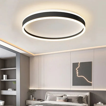 plafonnier led nordique à intensité variable pour intérieur.