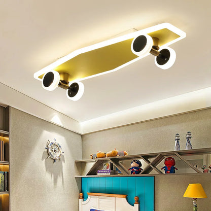 plafonnier scooter boy lampe décorative pour chambre enfant.