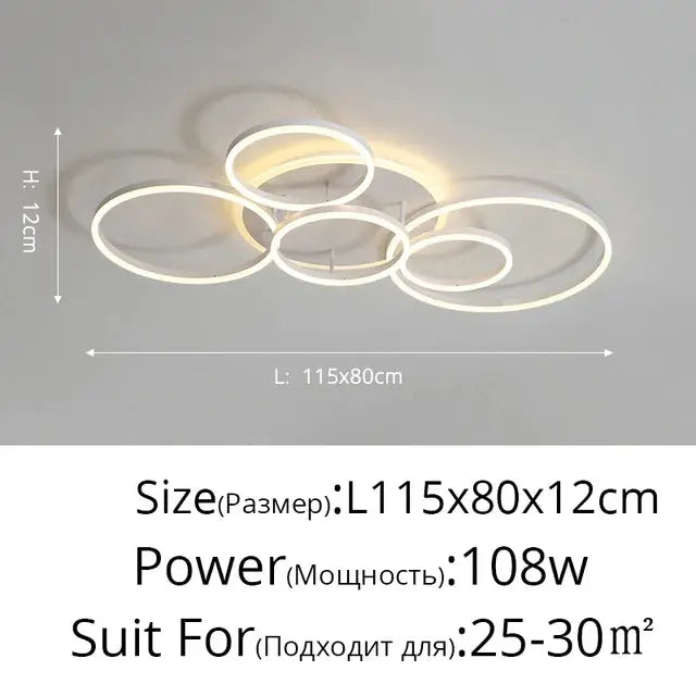 Plafonnier Moderne à LED.