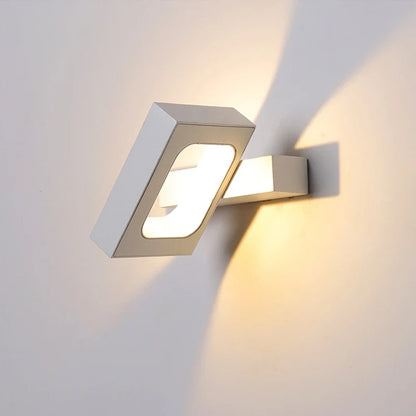 applique murale led moderne rotative pour décoration intérieure.