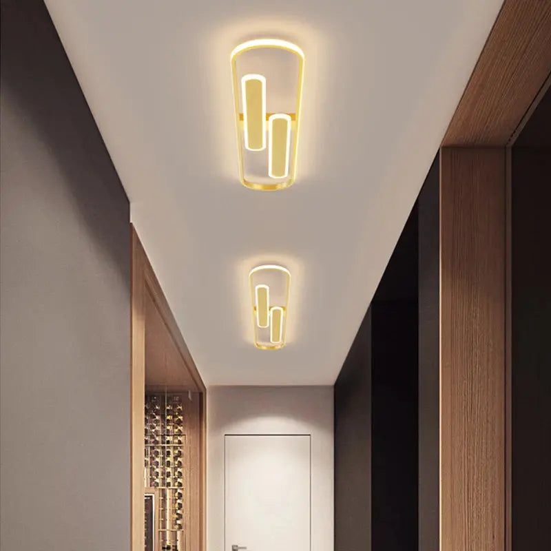 Plafonnier LED Moderne en Fer.