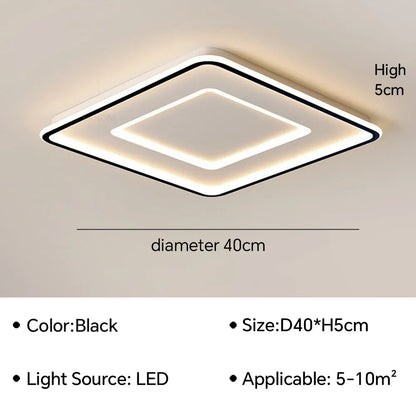 plafonnier led moderne pour décoration d'intérieur élégante.