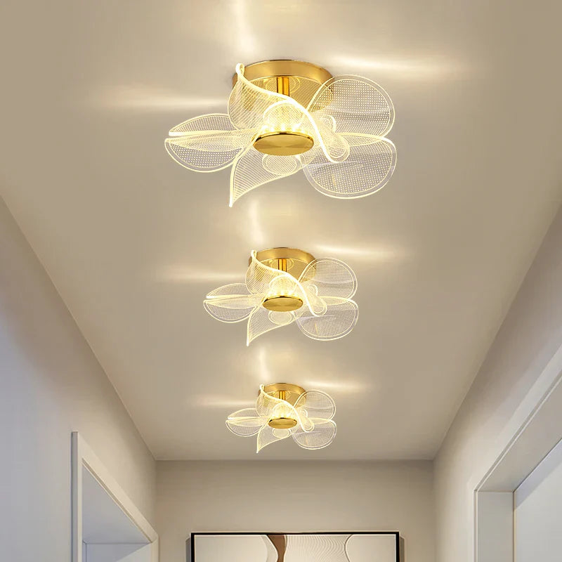 plafonnier led moderne en acrylique design pour intérieur décoratif.