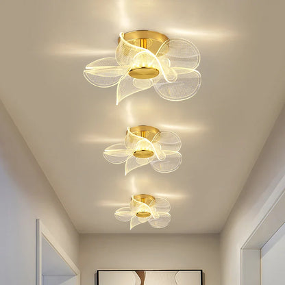 plafonnier led moderne en acrylique design pour intérieur décoratif.