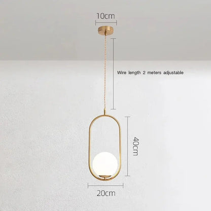 lampe LED suspendue.