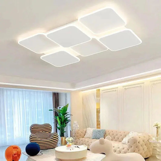 plafonnier led moderne pour décoration d'intérieur luminaire intelligent.