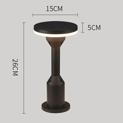 lampe borne led pour éclairage extérieur paysage.