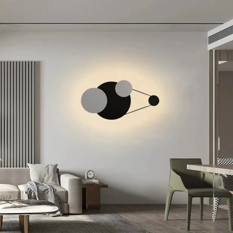 applique murale led design en métal pour décoration moderne.