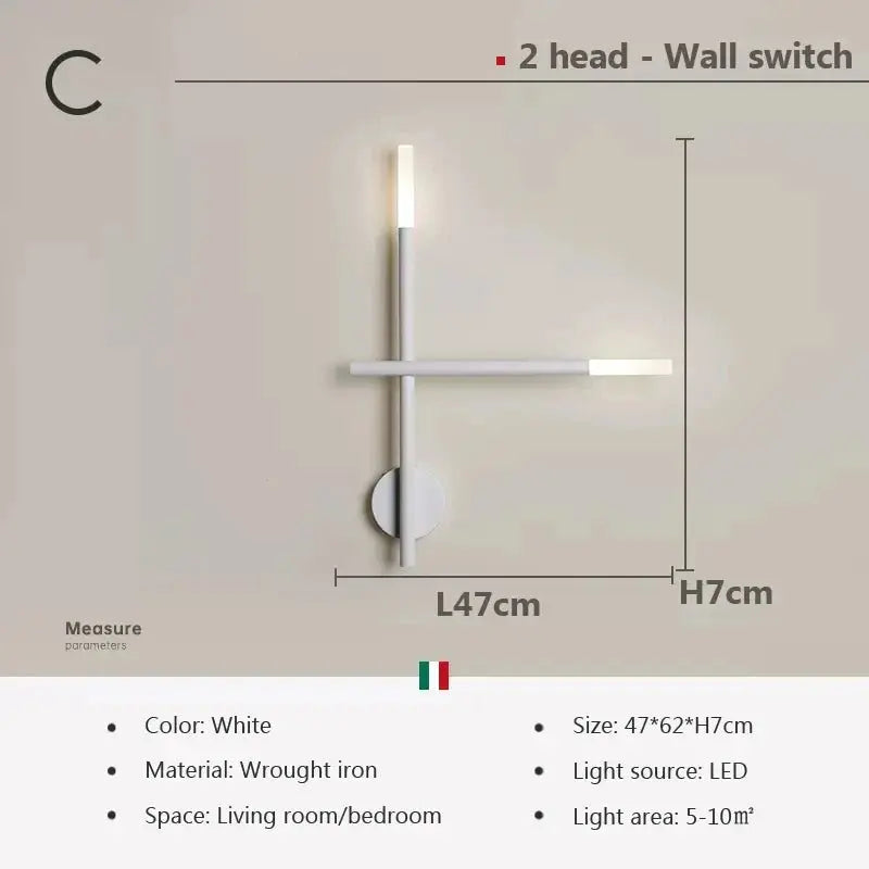 applique murale led moderne pour décoration intérieure élégante.