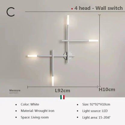 applique murale led moderne pour décoration intérieure élégante.