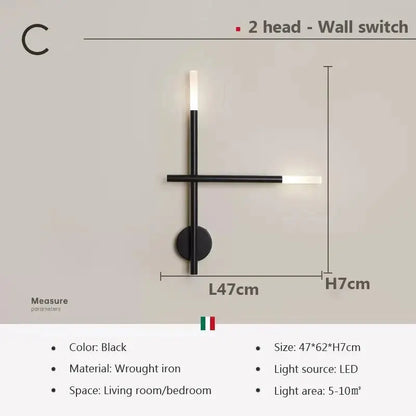 applique murale led moderne pour décoration intérieure élégante.