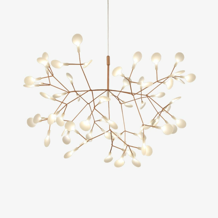 Suspension design moderne LED arbre doré Home.