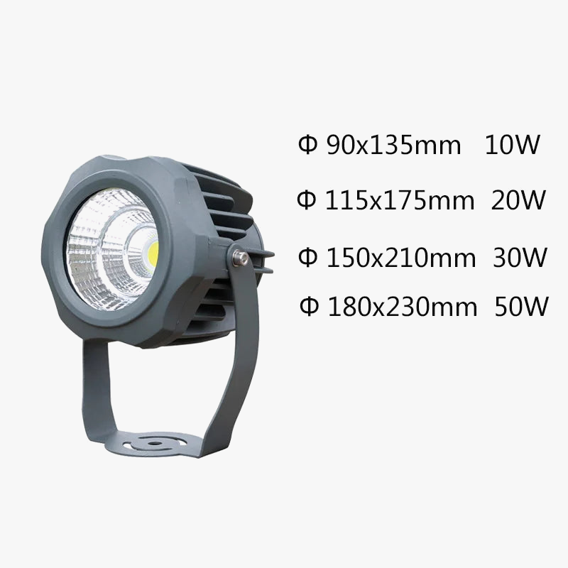 lampe de jardin extérieure à led pour éclairage paysager.