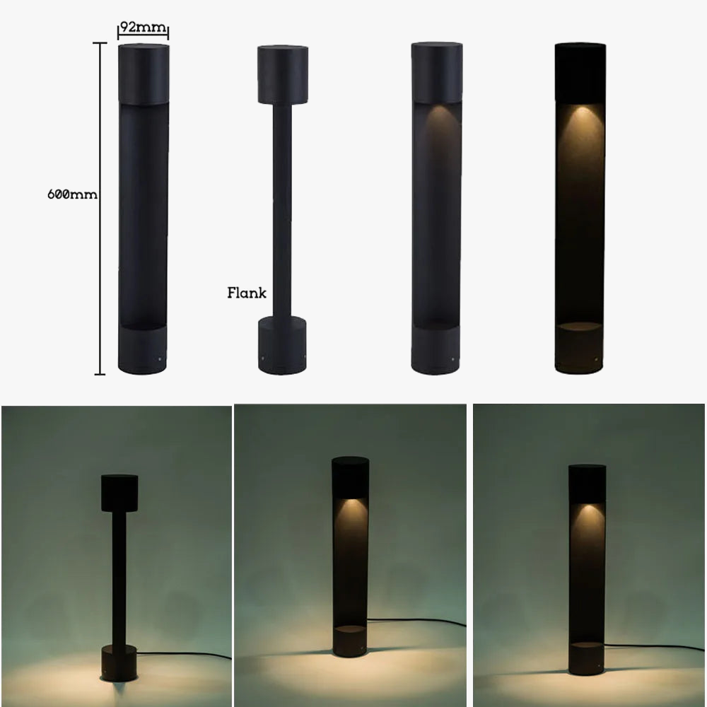 lampe de jardin à led étanche pour éclairage extérieur.