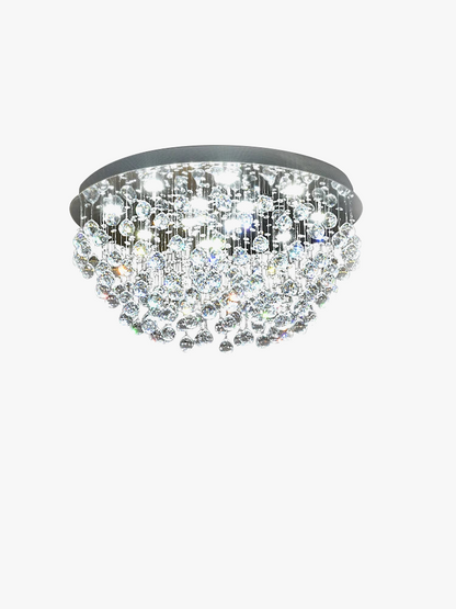 lustre en cristal moderne pour un éclairage de luxe.