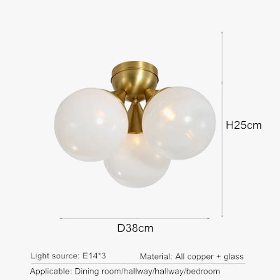 lustre en cuivre design moderne pour un intérieur élégant.