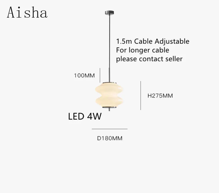 lustre italien en verre pour éclairage intérieur suspendu.