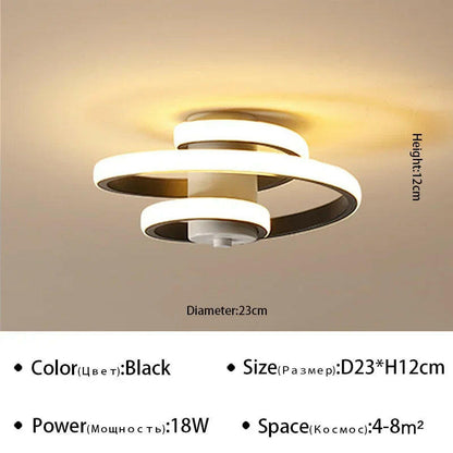 plafonnier à led moderne pour éclairage intérieur design.