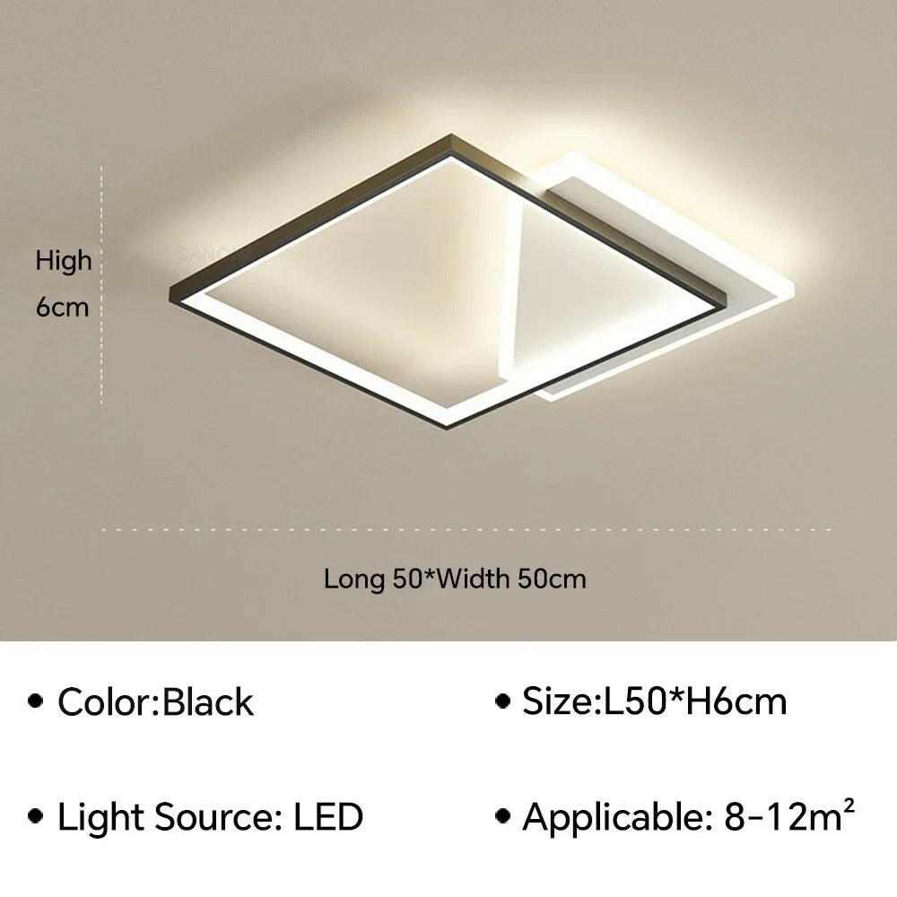 plafonnier led moderne pour décoration d'intérieur élégante.