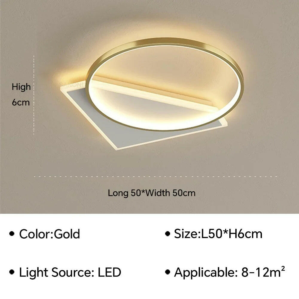 plafonnier led moderne pour décoration d'intérieur élégante.