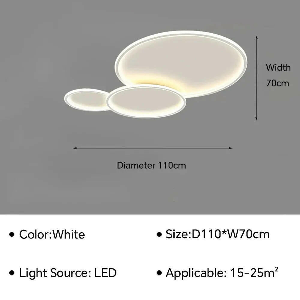 plafonnier led moderne pour une décoration intérieure élégante.