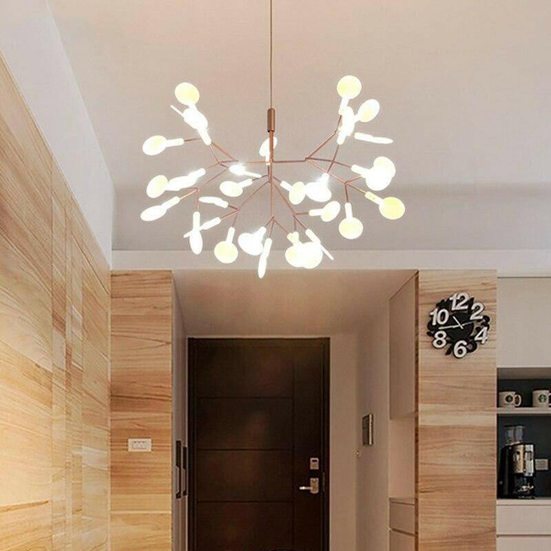 Suspension design moderne LED arbre doré Home.