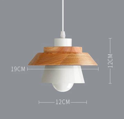 Suspension en métal coloré et bois de plusieurs formes Nordic Rayonnia  Luminaire Rayonnia