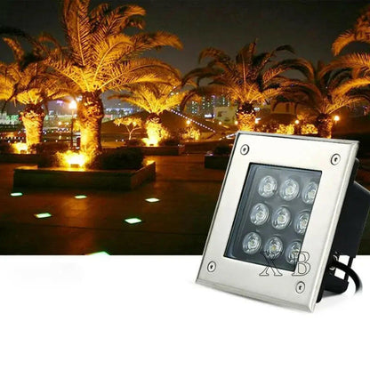 spot led encastrable extérieur éclairage souterrain étanche pour jardin.