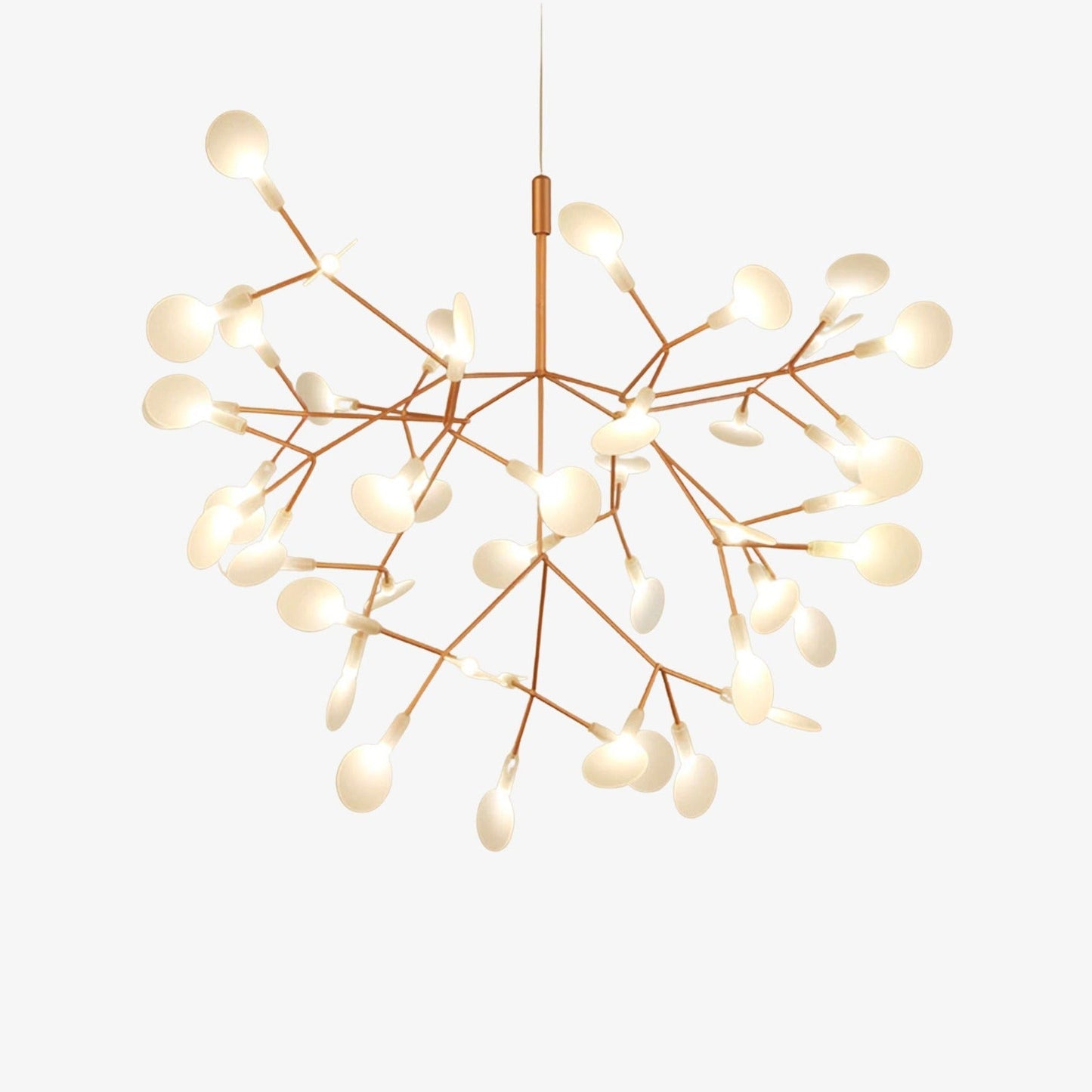 Suspension design moderne LED arbre doré Home.